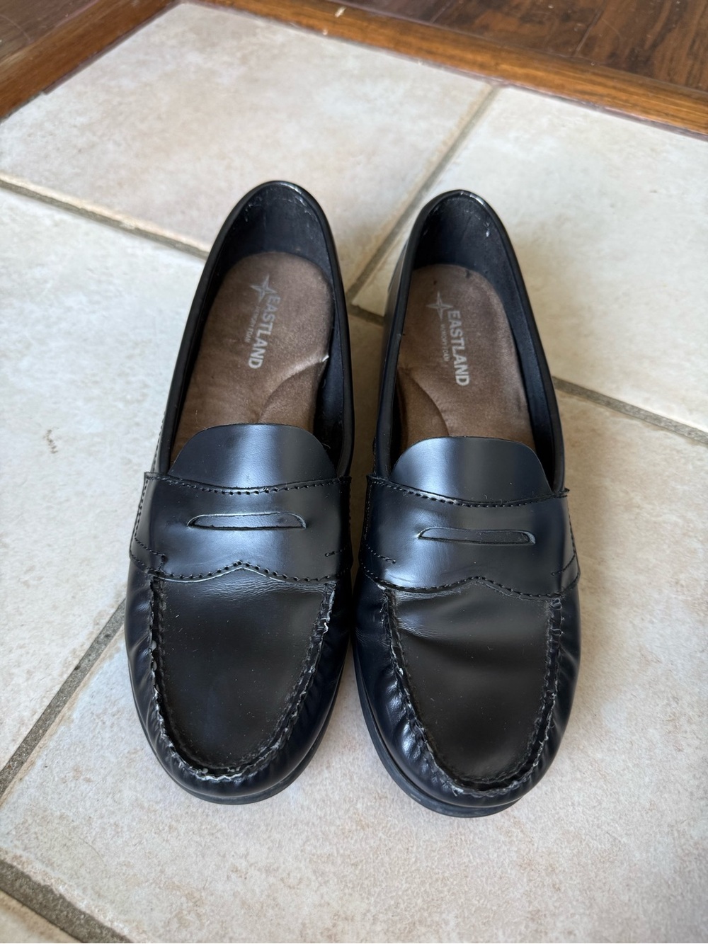 Eastland Black Penny Loafers